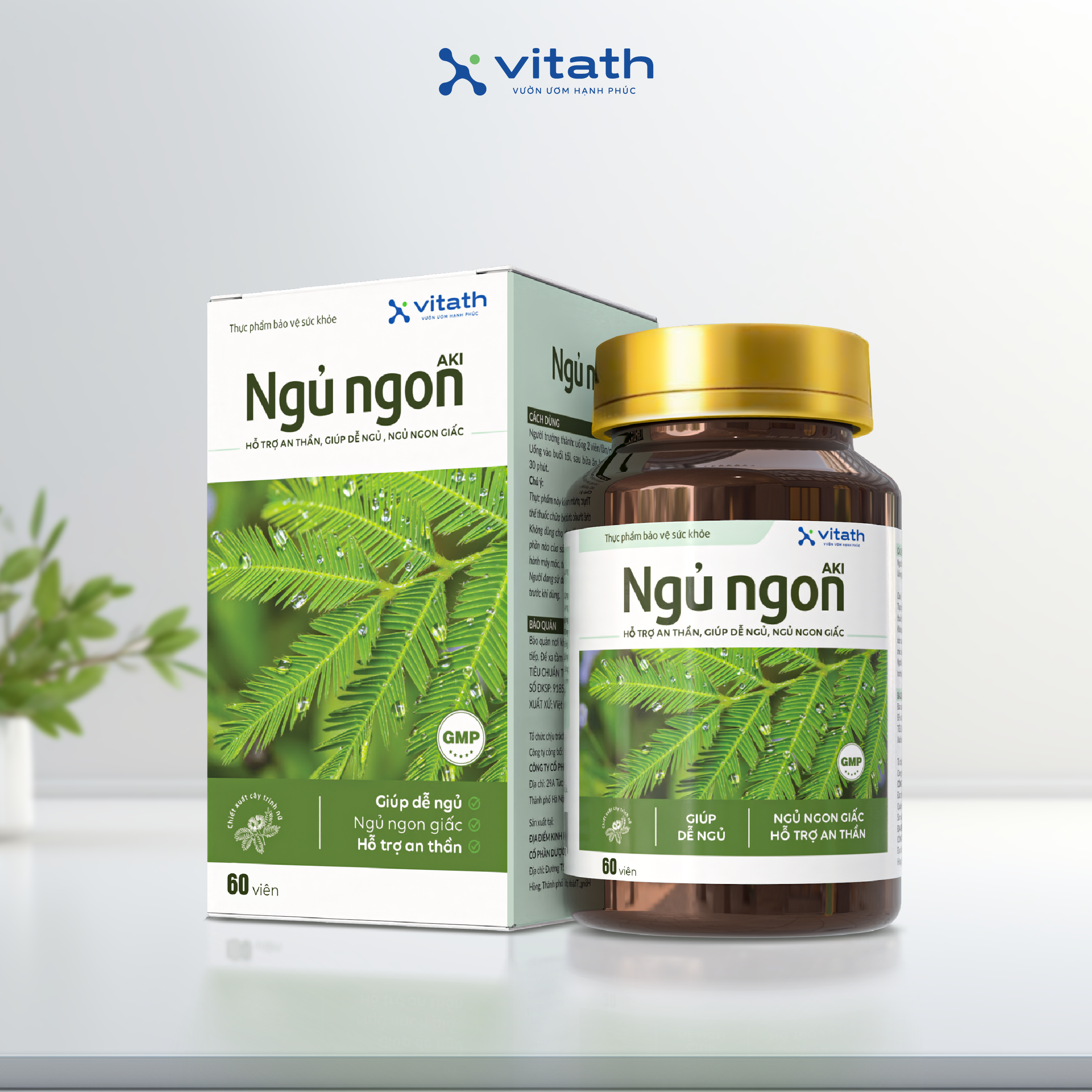 Viên uống Aki Ngủ ngon 60 viên